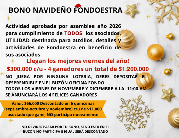 Bono Navideño 2026